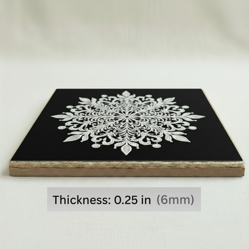Ornamental Lace Mandala Wall Art