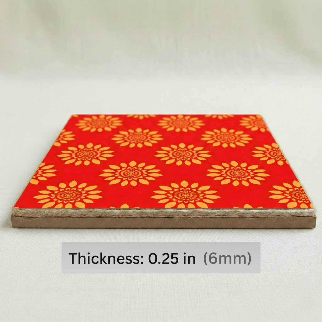 Oriental Red & Gold Wall Art Set
