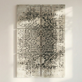 Antique Stone Pattern Wall Art Set