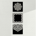 Ornamental Lace Mandala Wall Art