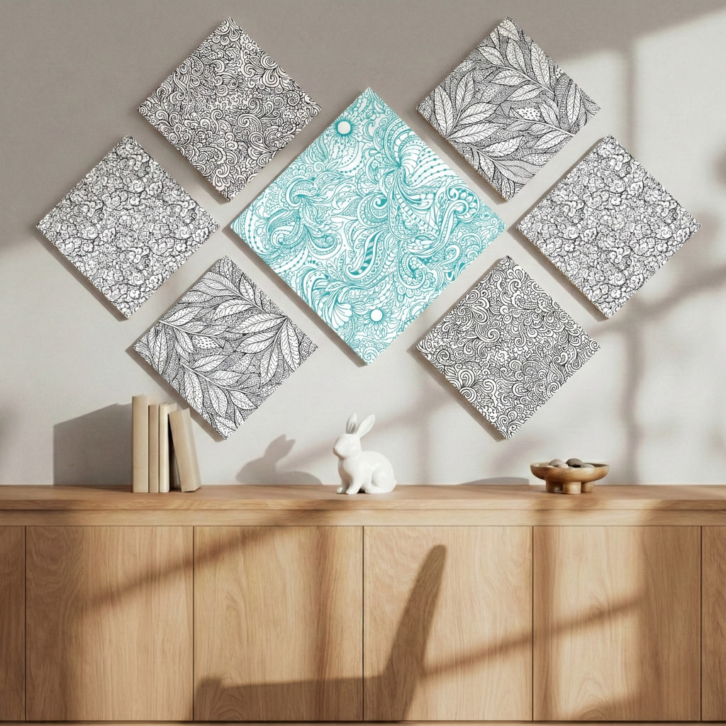 Vintage Bloom Wall Art Set