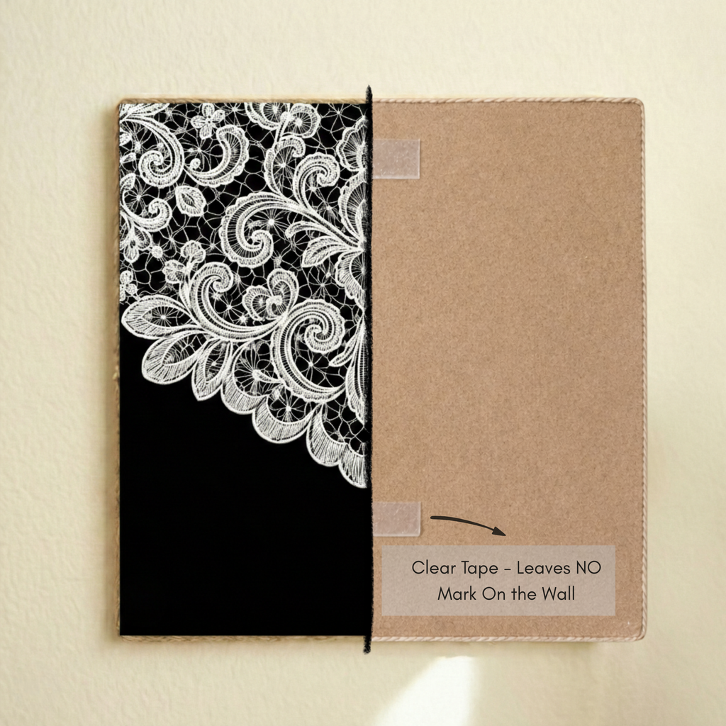 Ornamental Lace Mandala Wall Art