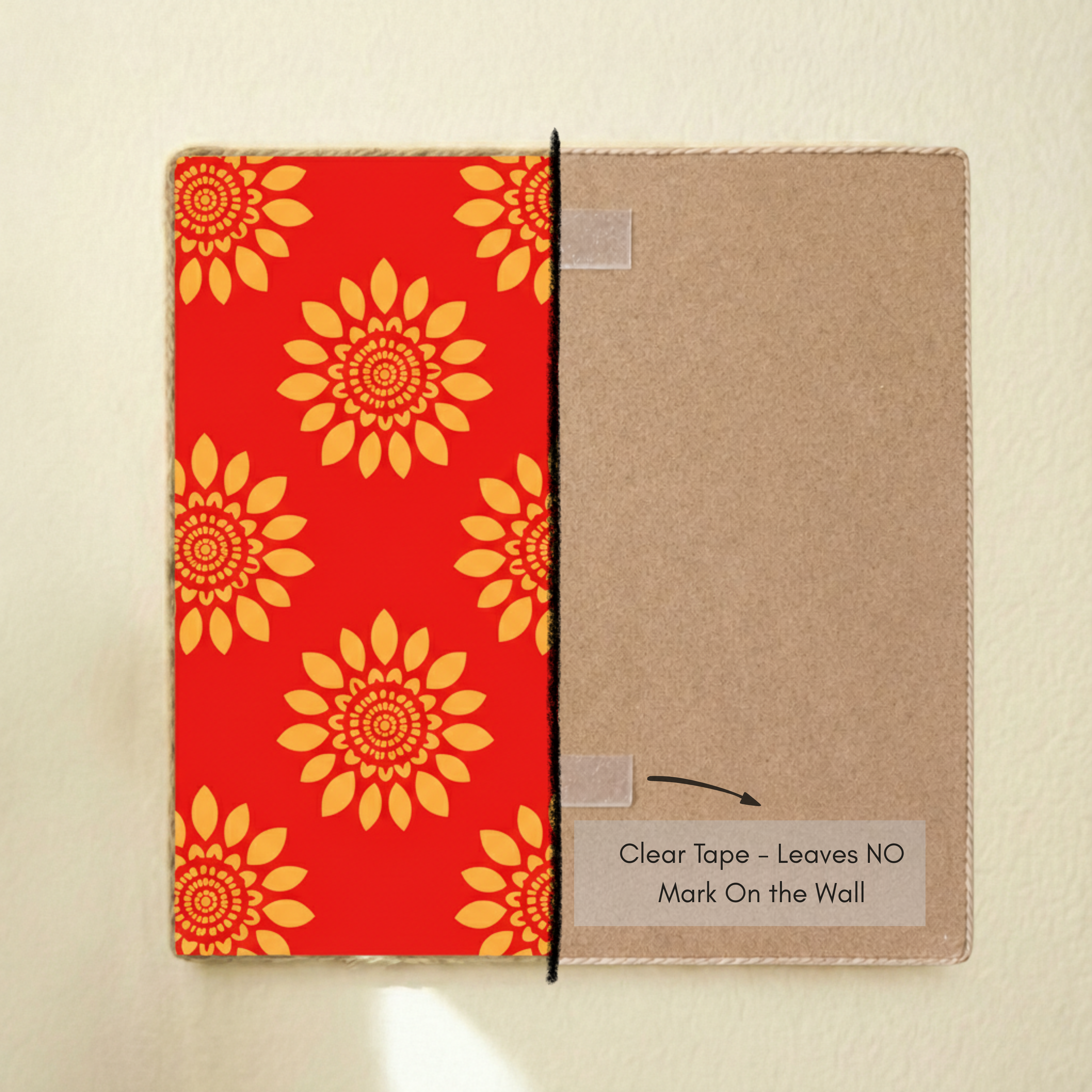 Oriental Red & Gold Wall Art Set